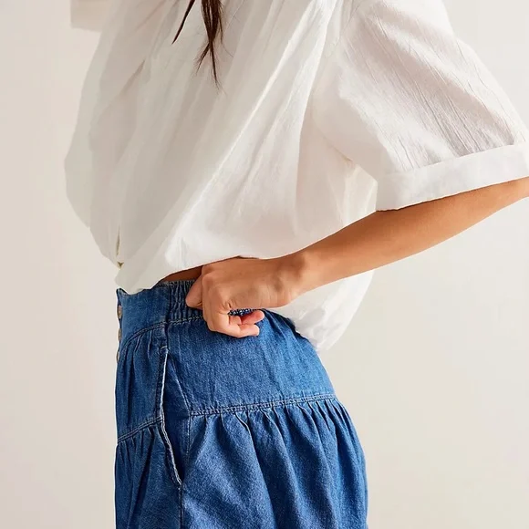 We The Free Fleur Denim Shorts - Picture 5 of 8